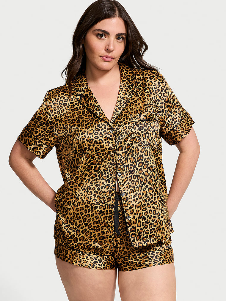 Victoria's Secret Glazed Satin Short Pajama Set