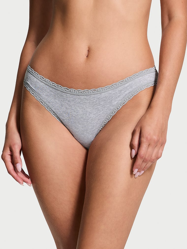 The Lacie Lace-Waist Bikini Panty Smooth