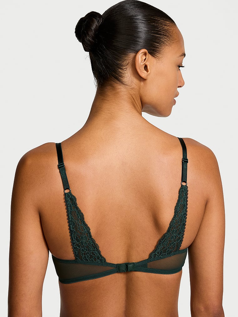 Victoria's Secret Sexy Tee Smooth-Cup Wireless Push-Up Bra Lace Trim