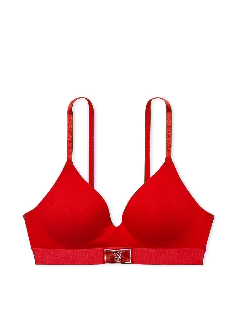 The T-shirt Shine Patch Lightly Lined Wireless Bra Shine Patch