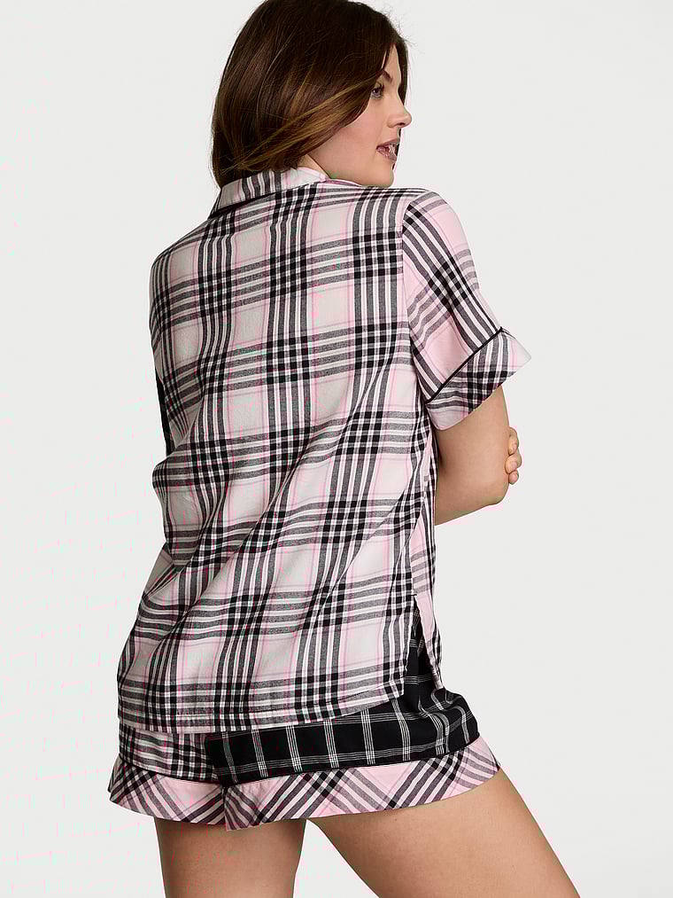 Victoria's Secret Flannel Short Pajama Set