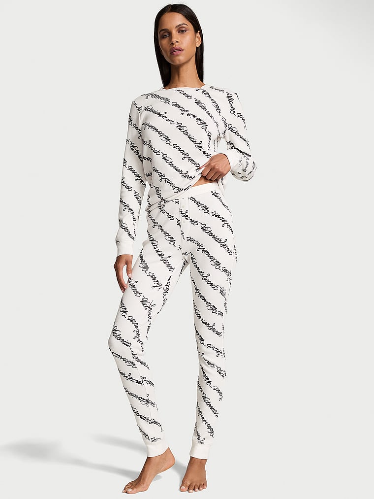 Victoria's Secret Thermal Long Pajama Set