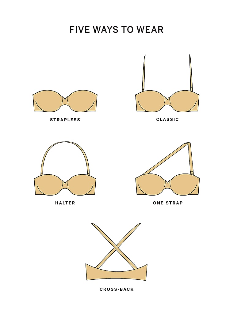 Body by Victoria Lightly Lined Smooth Strapless Bra