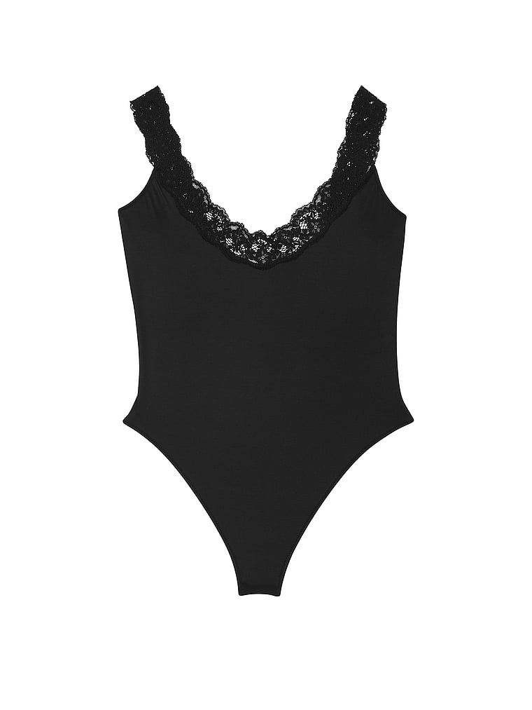 Very Sexy Smooth & Lace Scoop Bodysuit