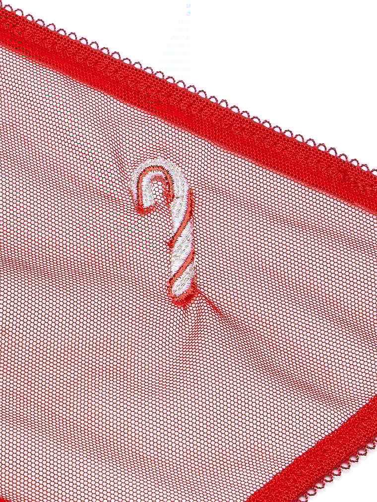 Very Sexy Flirty Mesh Adjustable V-String Panty Mesh