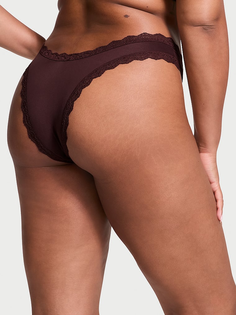 Dream Angels Lace-Trim Brazilian Panty Lace Trim
