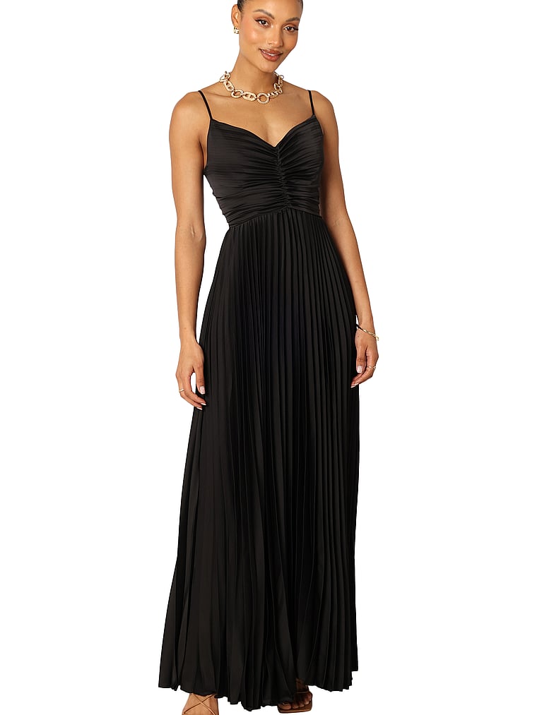 Petal & Pup Naira Pleated Maxi Dress