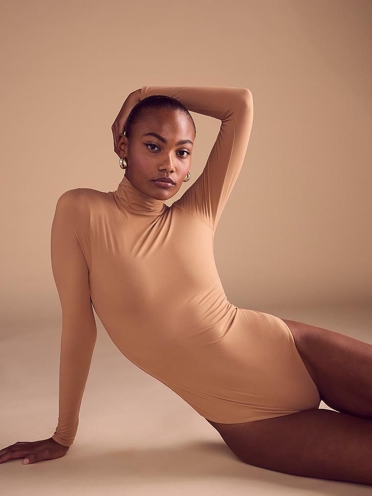 Victoria's Secret BODYWEAR by Victoria with FeatherSoft? Innovation Turtleneck Bodysuit
