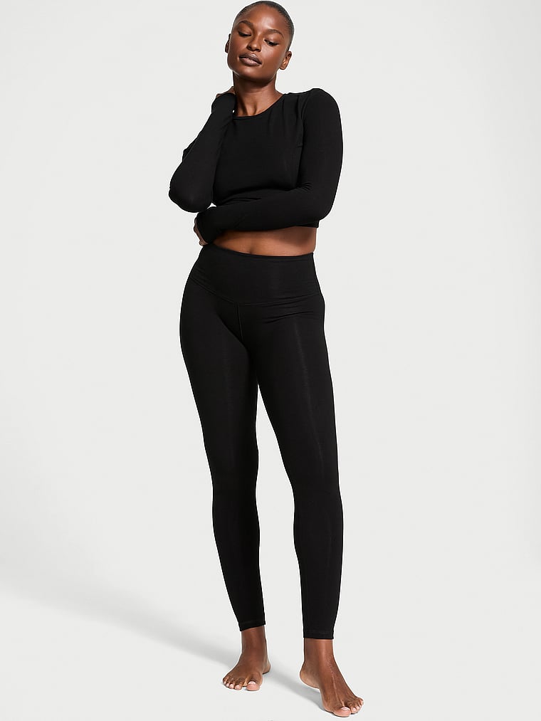 VSX Cotton High-Rise Leggings Smooth