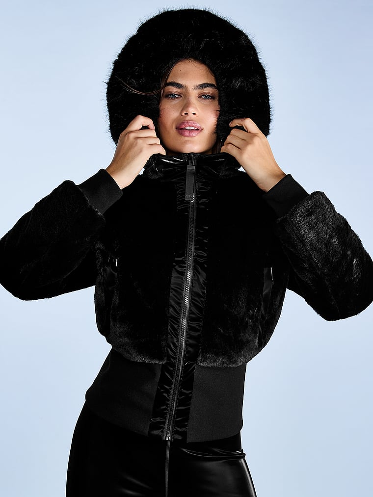 VSX VSX Reversible Faux Fur-Lined Jacket