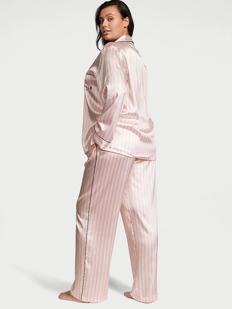 Victoria's Secret Glazed Satin Long Pajama Set