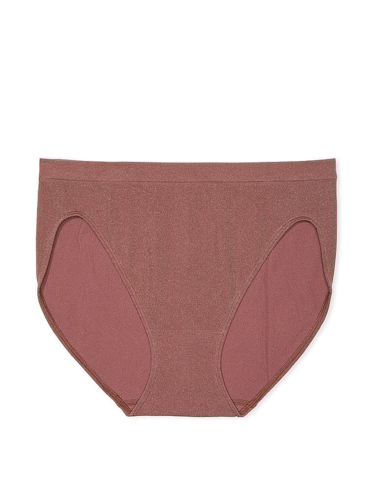 Seamless Seamless High-Leg Brief Panty Lurex
