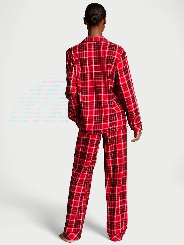 Victoria's Secret Flannel Long Pajama Set