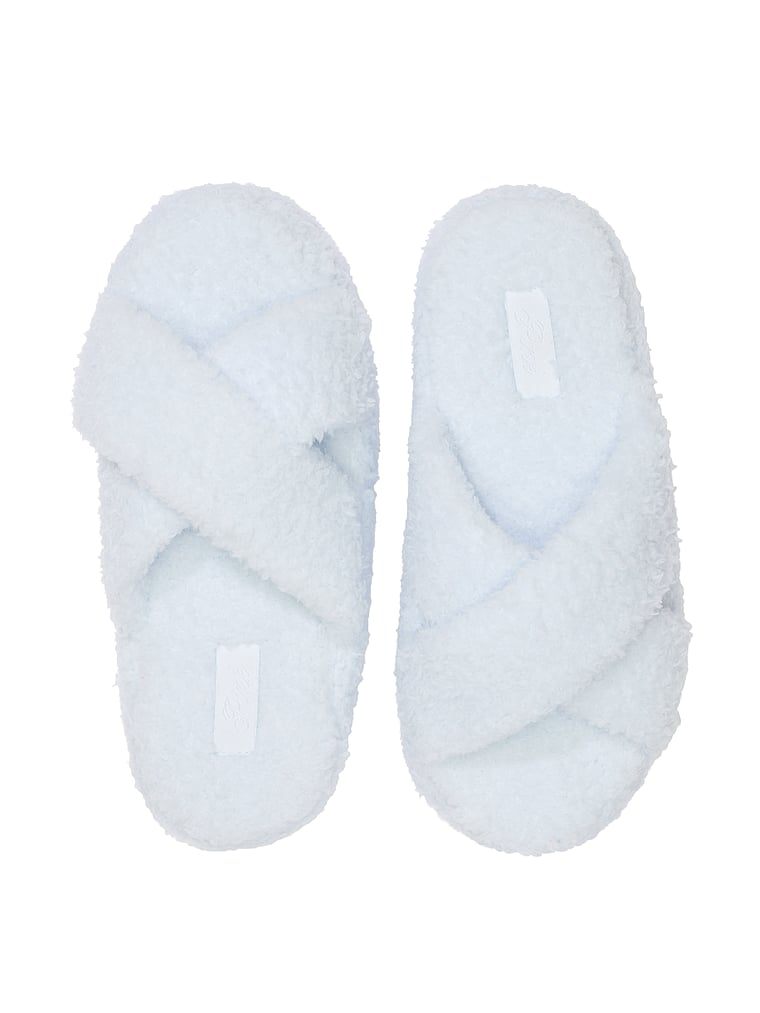 PINK CO-ZZZY Fleece Platform Slipper