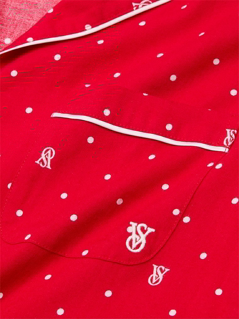 Victoria's Secret Flannel Long Pajama Set