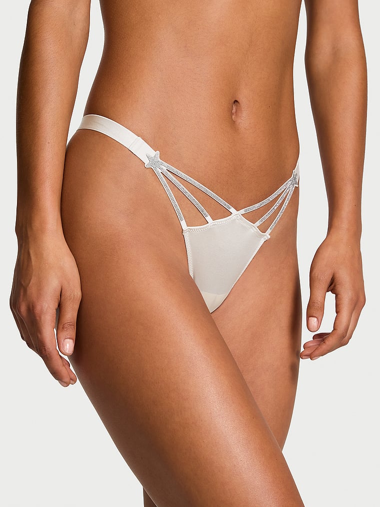 Very Sexy Starstruck Shine High-Leg Thong Panty Smooth