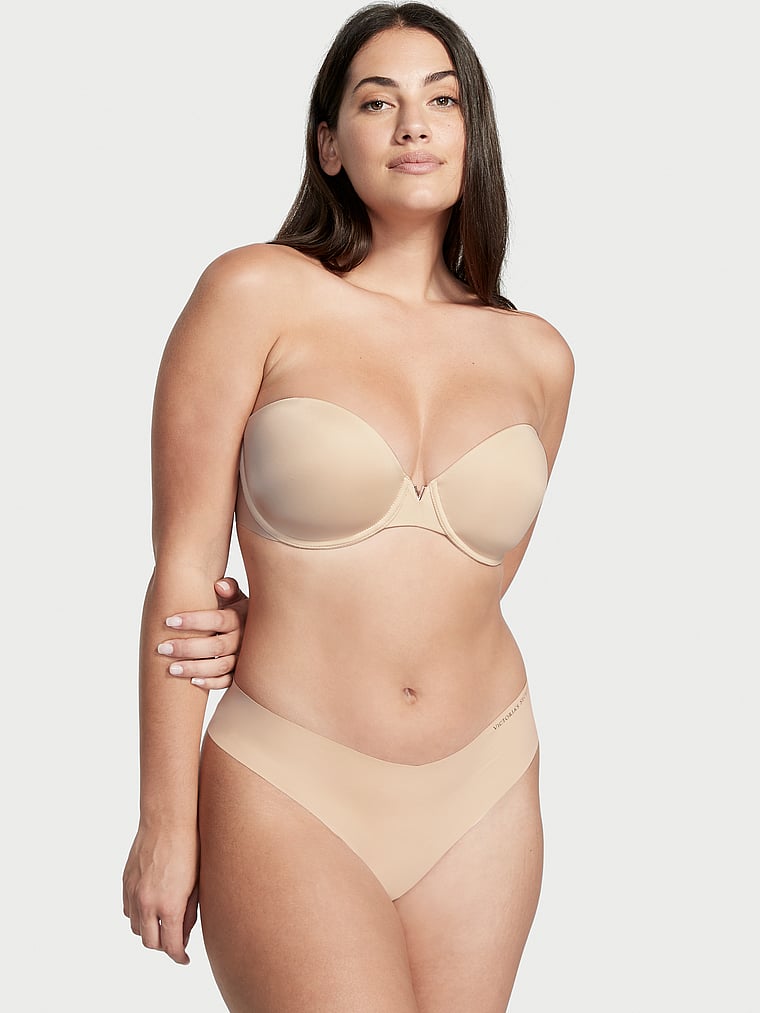 Victoria's Secret Bare Illusions Lightly Lined Smooth Strapless Bra