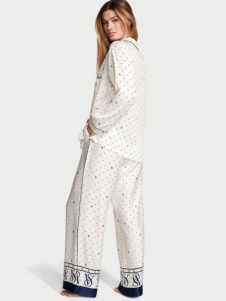 Victoria's Secret Satin Long Pajama Set Satin