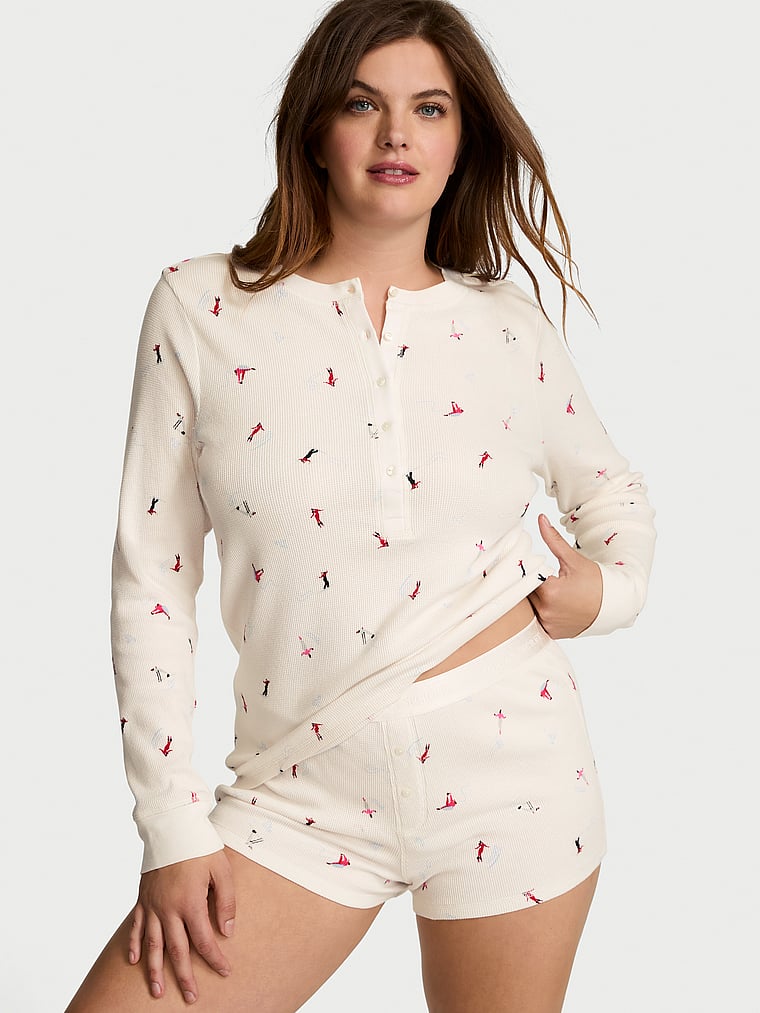 Victoria's Secret Thermal Short Pajama Set