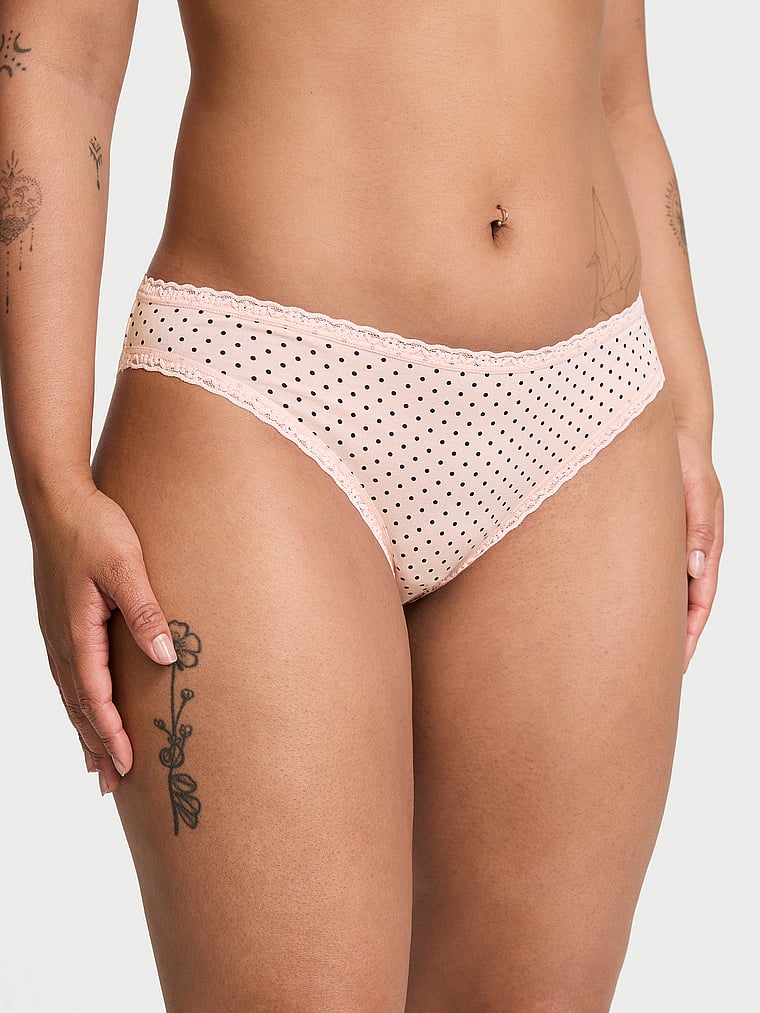 The Lacie Lace-Waist Bikini Panty Smooth