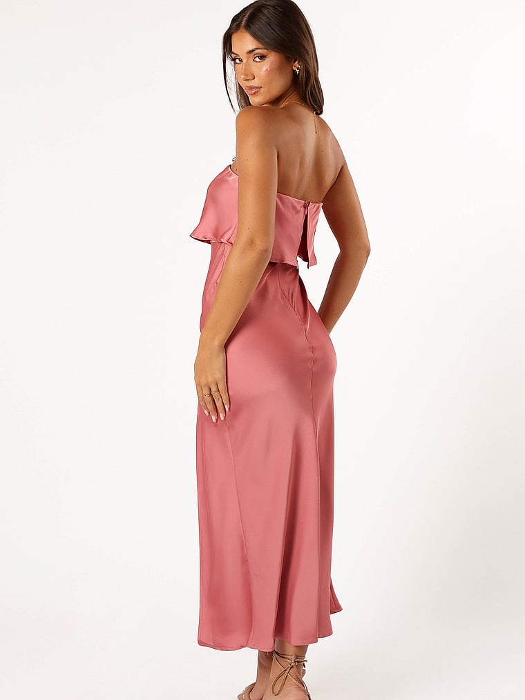 Petal & Pup Vienna Strapless Midi Dress