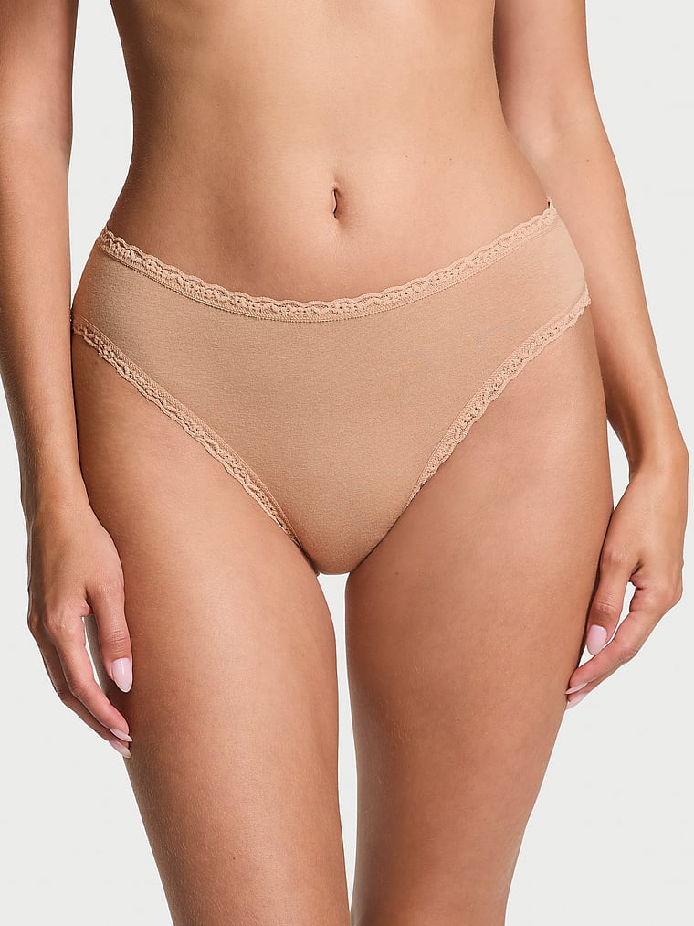 The Lacie Lace-Waist Bikini Panty Smooth