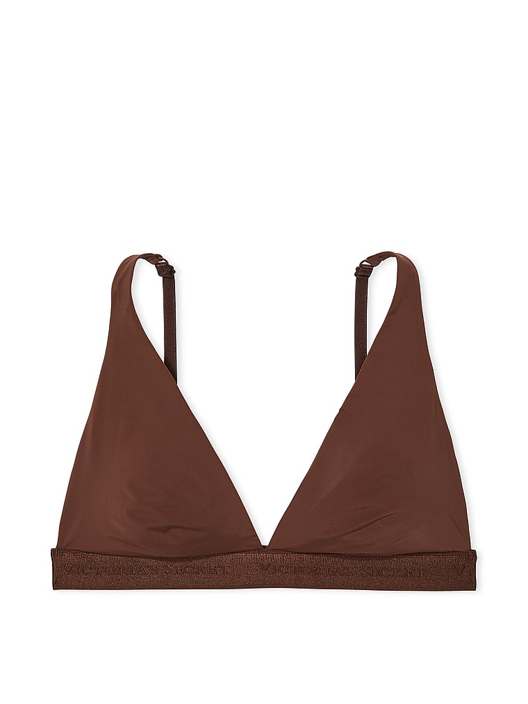 The T-shirt Wireless Plunge Bralette Smooth