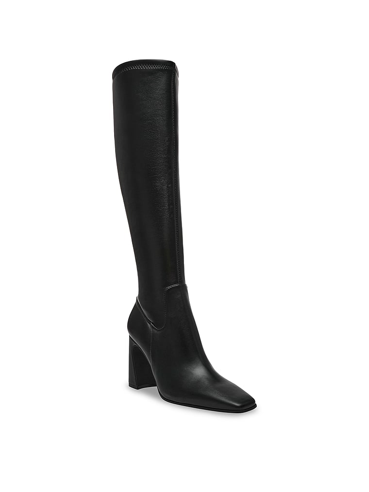 Steve Madden Lamarca Black Knee-High Boot