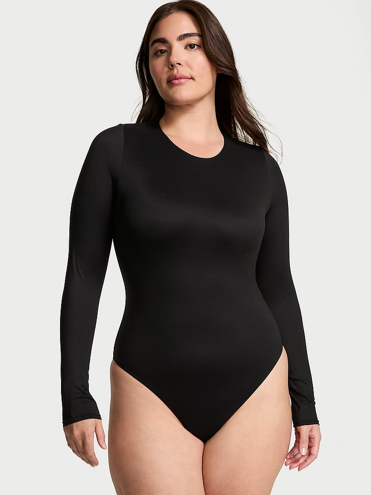 Victoria's Secret BODYWEAR by Victoria with FeatherSoft? Innovation Long-Sleeve Bodysuit