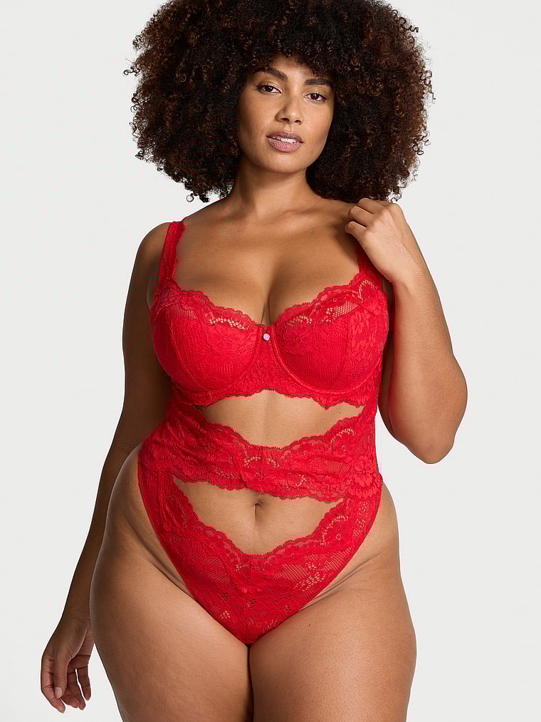 Very Sexy Dare to Dream Lace Uplift Teddy