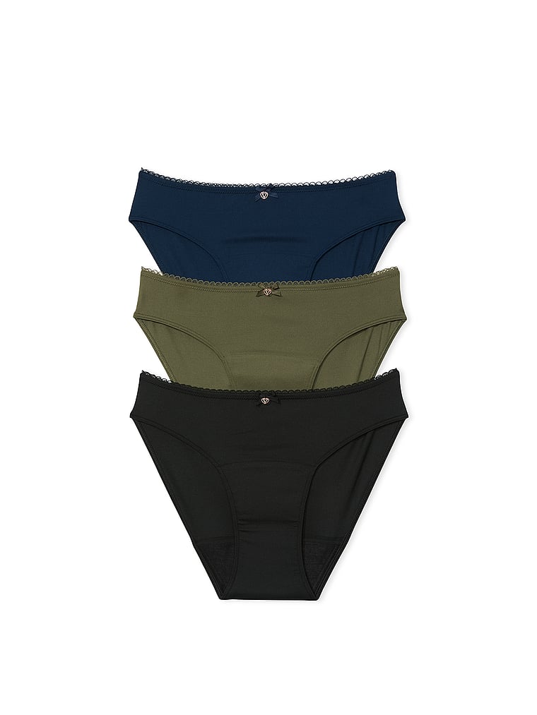 Body by Victoria 3-Pack Smooth Period Bikini Panties Smooth