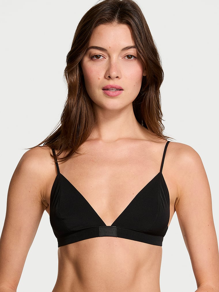 Victoria's Secret Luxe Crepe Triangle Bralette