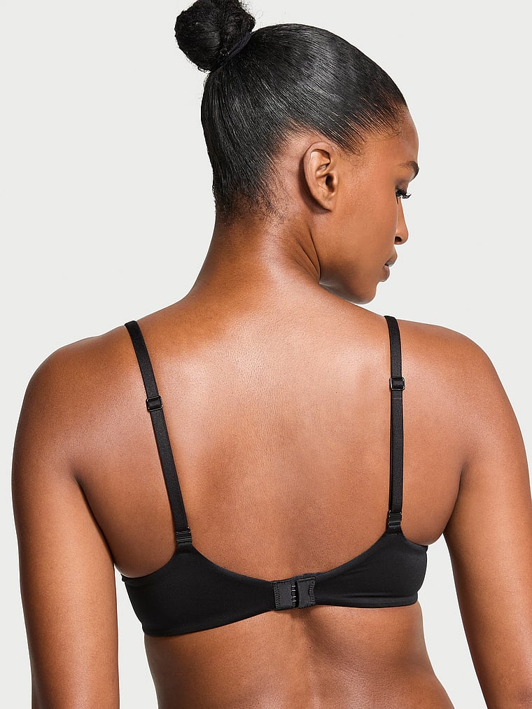 Body by Victoria Lace-Trim Push-Up Bra Lace Trim