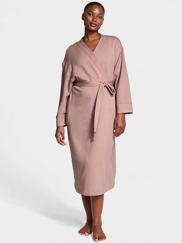 Victoria's Secret Brushed Modal Fleece Long Robe
