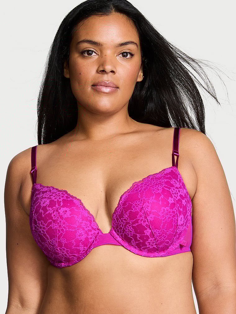 Victoria's Secret Sexy Tee Posey Lace Push-Up Bra Lace