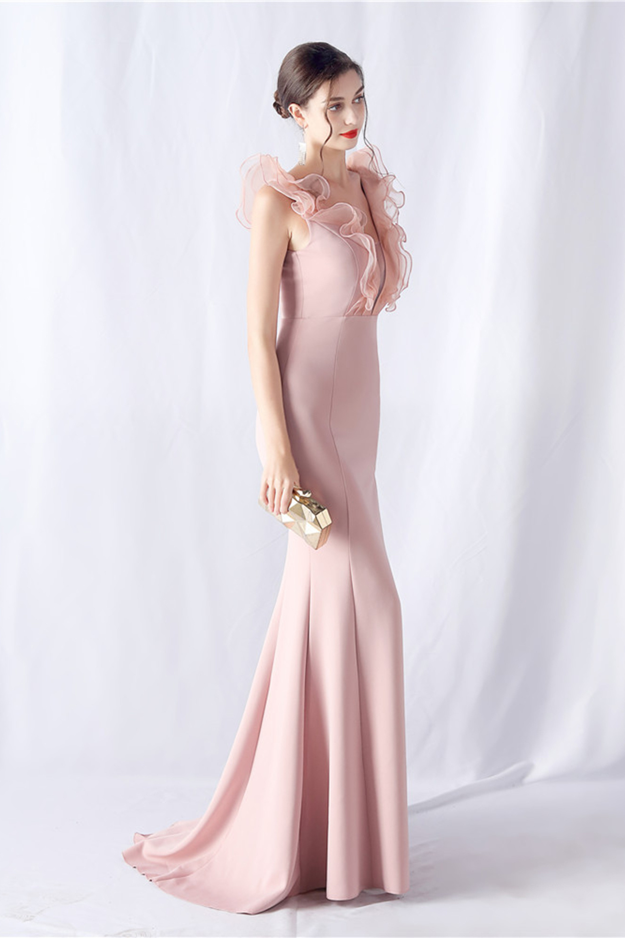 Emily Deep V  Maxi Dress