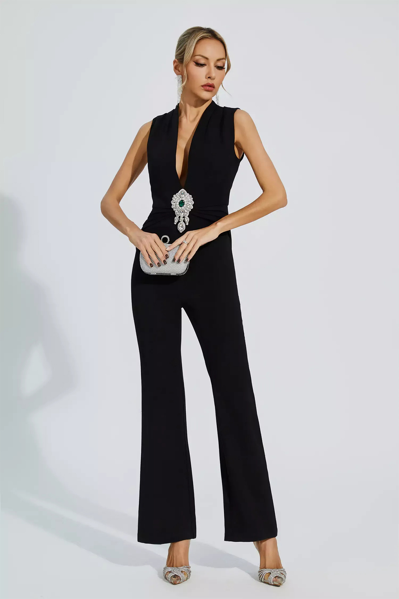 Pandora Deep V Jumpsuits
