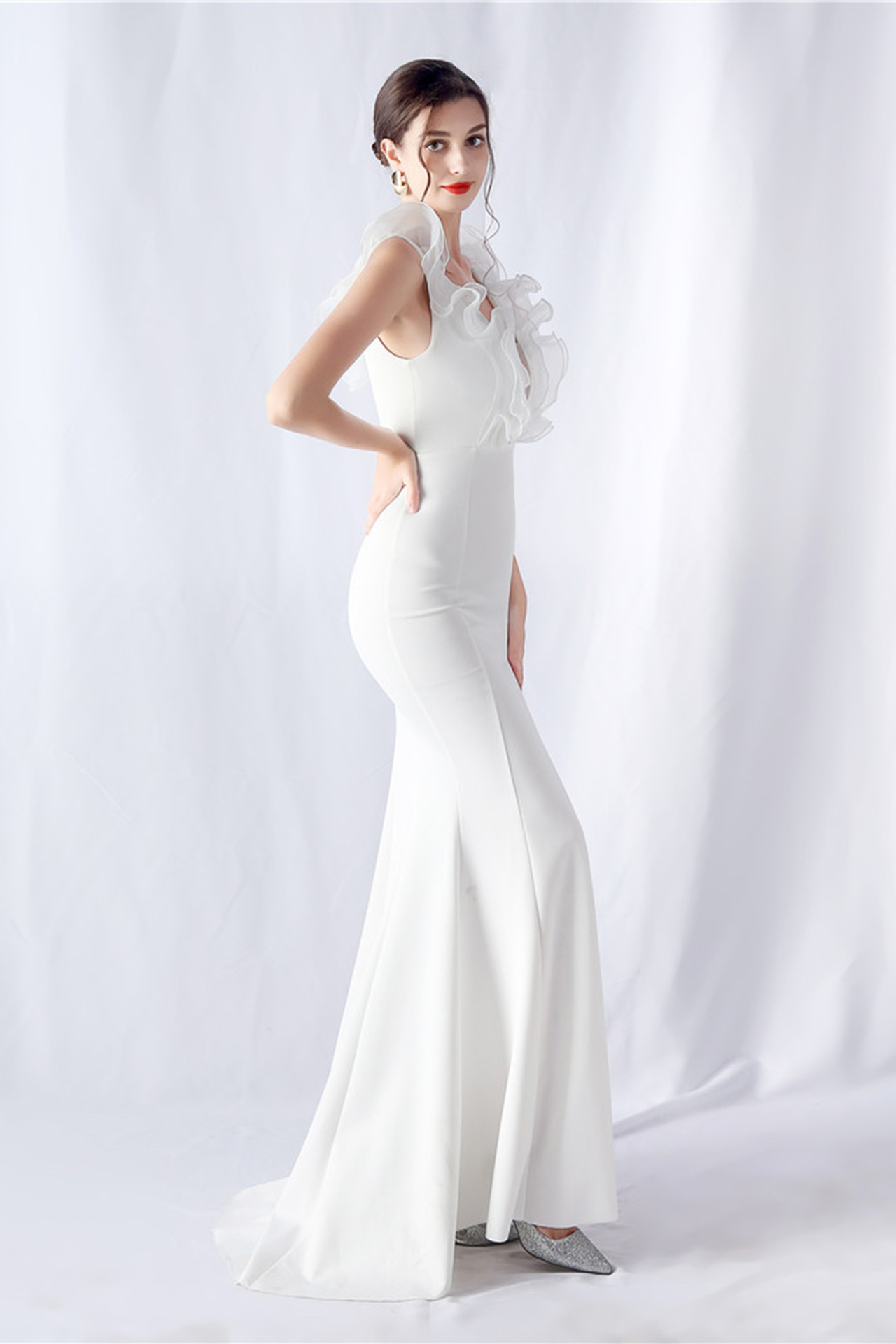 Emily Deep V  Maxi Dress