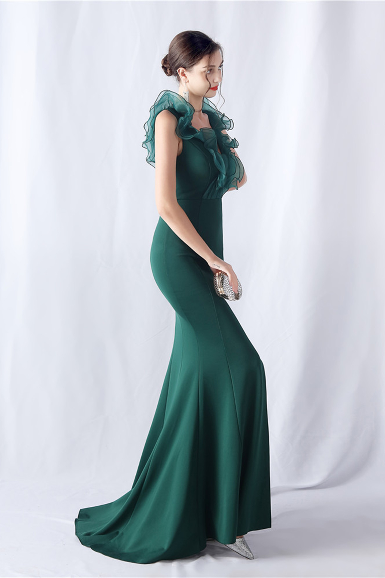 Emily Deep V  Maxi Dress