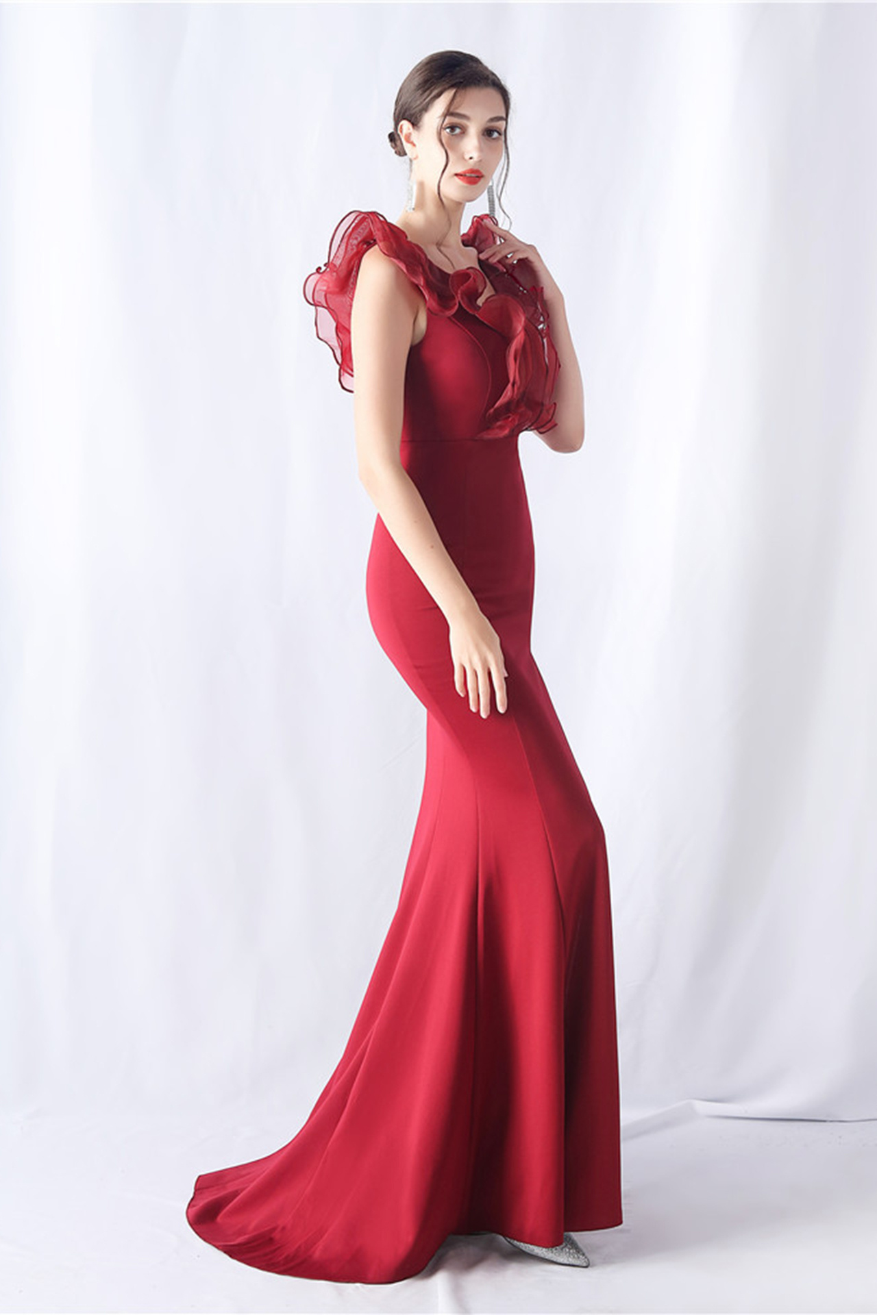 Emily Deep V  Maxi Dress