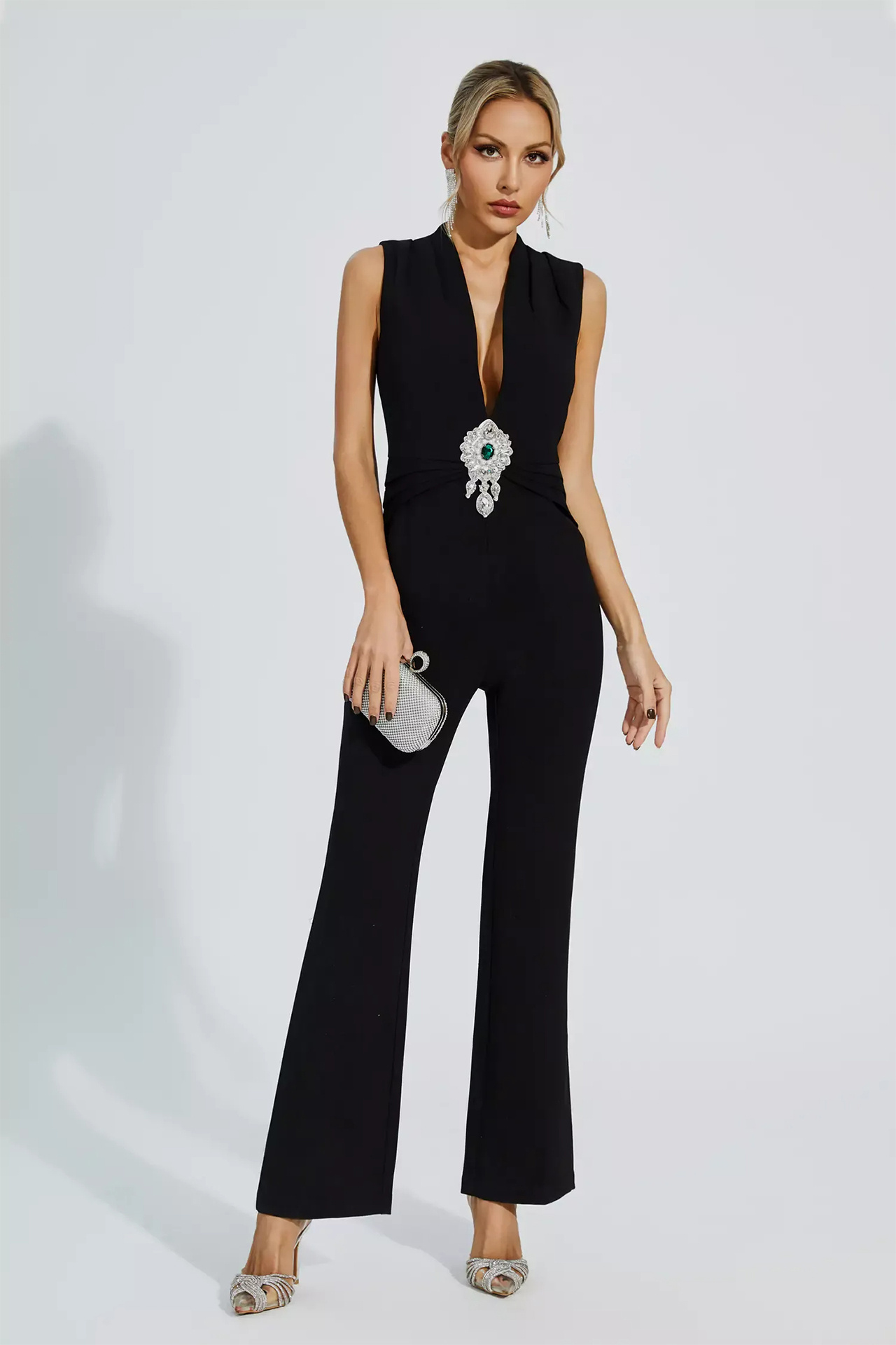 Pandora Deep V Jumpsuits