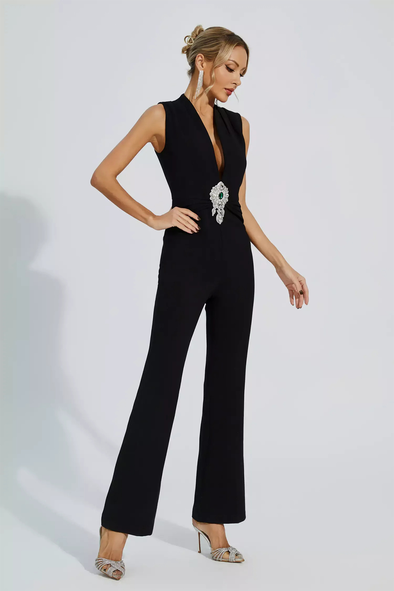 Pandora Deep V Jumpsuits