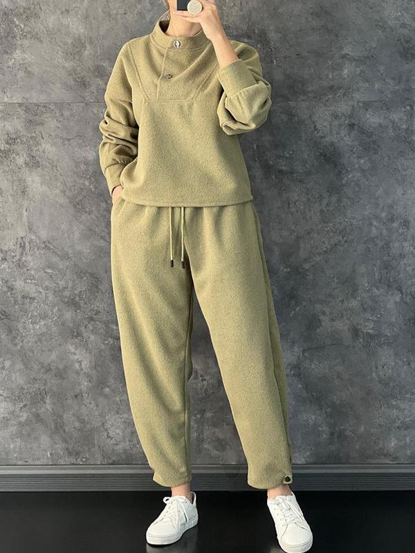 Women's Casual High Collar Suit