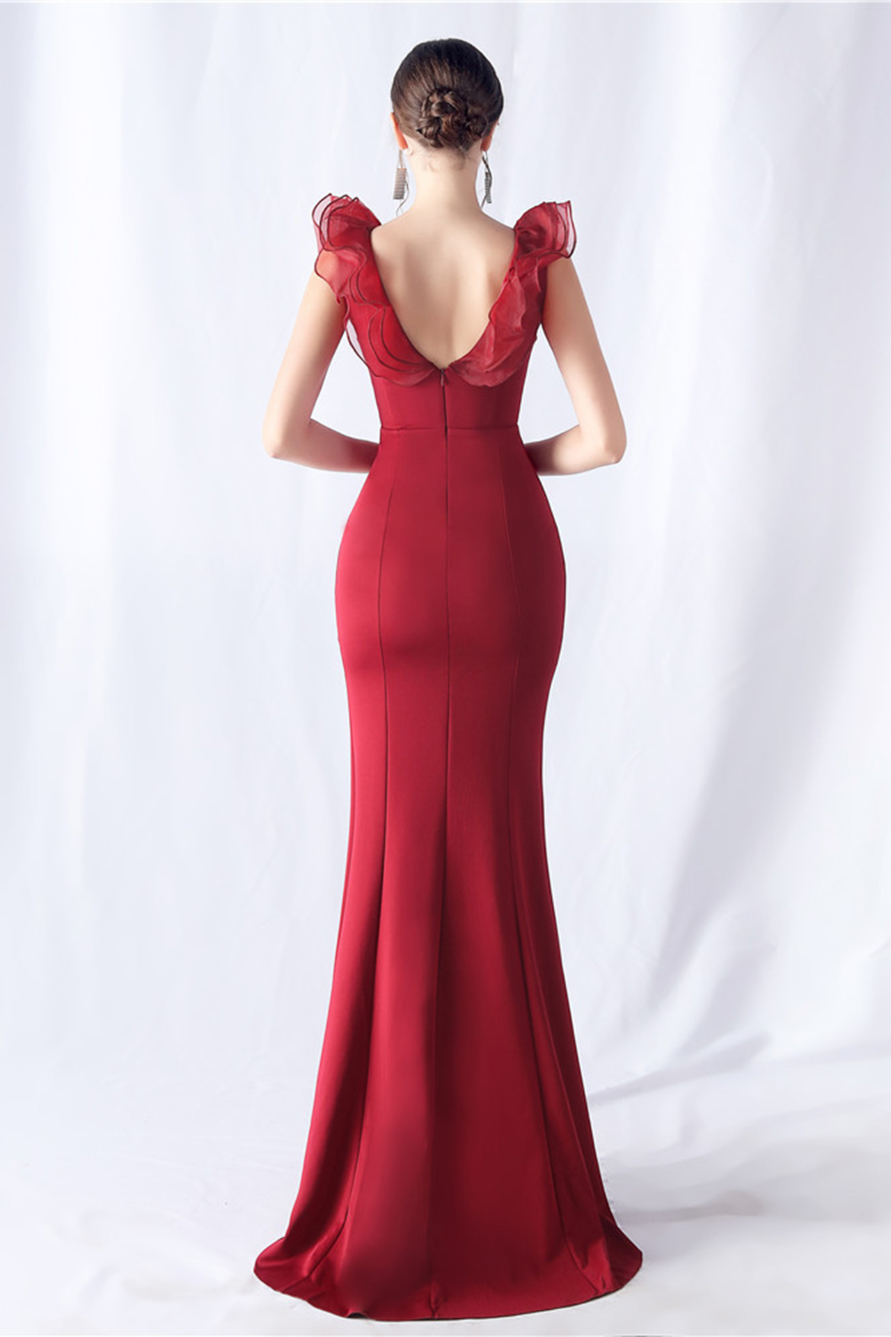 Emily Deep V  Maxi Dress