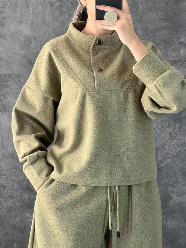 Women's Casual High Collar Suit