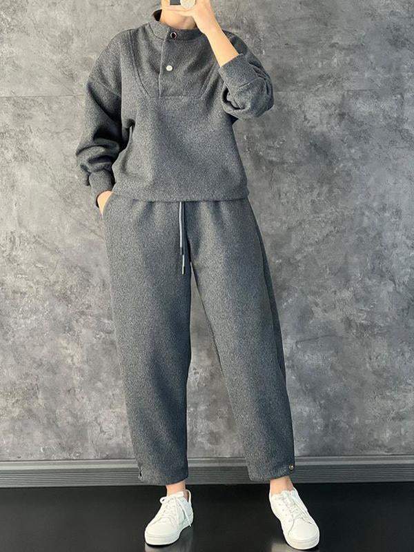 Women's Casual High Collar Suit