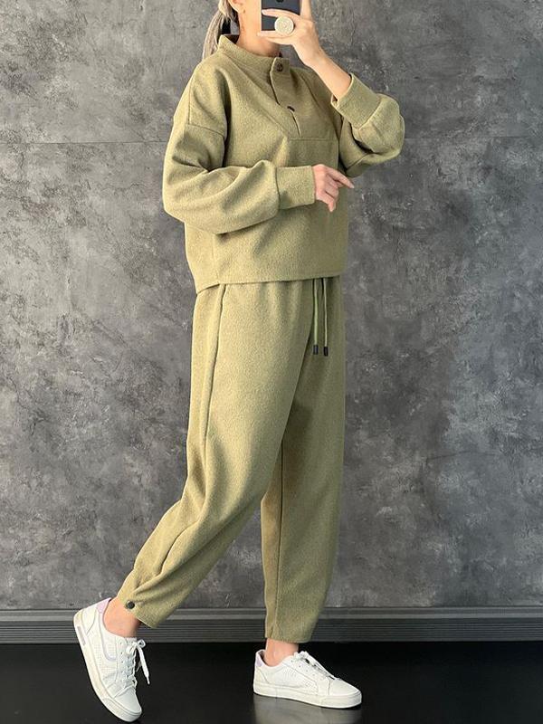 Women's Casual High Collar Suit