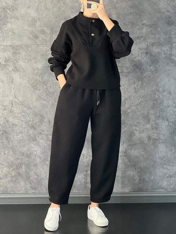 Women's Casual High Collar Suit