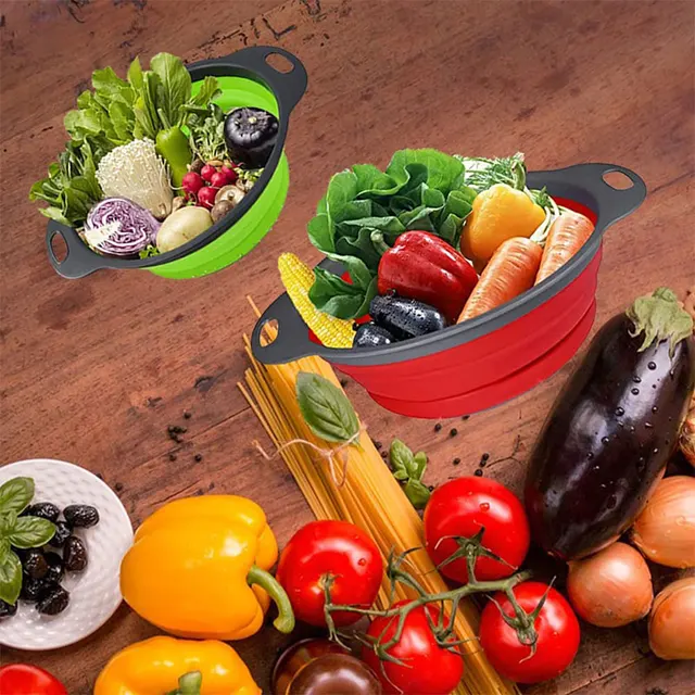 Round Collapsible Colander