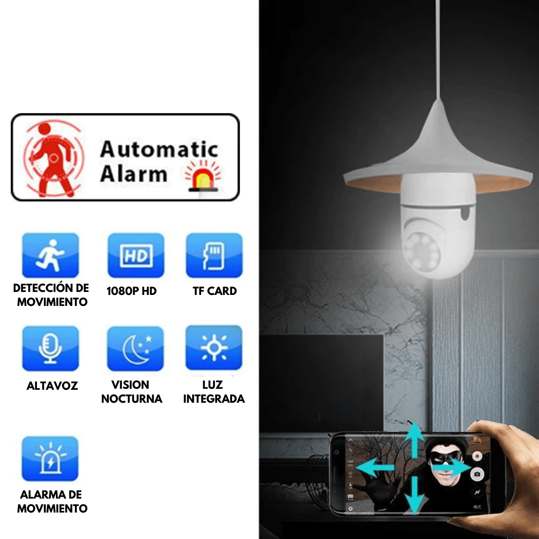 Bulb Camera®️ Camara Foco WIFI